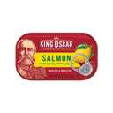 King Oscar Premium Salmon in Olive Oil with Lemon, 4.05-Ounce Cans (Pack of 12, Packaging May Vary), Skinless & Boneless Salmon (EXP 02/16/31)