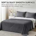 HOMFINE Cooling Comforter King Size, Grey Summer Cooling Blanket for Hot Sleepers and Night Sweats, Japanese Double-Sided Cold Tech Fabric Q-Max 0.45, Soft Breathable Silky Smooth Lightweight