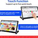 7 Inch Touchscreen MIPI DSI Display Compatible with Raspberry Pi 5/4/3/B+/A+, 800x480 Pixel Capacitive Screen, Driver-Free DSI Port