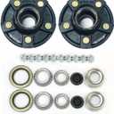 Set of 2 Trailer Idler Hub Kits 5 on 5" for 3500 lbs Axle