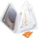 SMARTDEVIL [3 Pack for Galaxy S25 Plus Screen Protector, Finger Print Reader Compatible, Dust-Free & Bubble-Free Box, Clear 9H Tempered Glass Film, Fast & Easy Installation