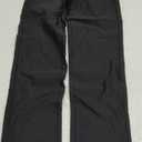 Girls Uniform Pants Kids Dress Pants High Stretchy with Pockets Size 7-14 Years (Black)