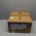 Washable Bordered Area Rugs for Living Room, 8x10 Ultra-Thin Large Area Rug, Stain Resistant No Slip Vintage Moroccan Soft Carpet for Bedroom Dining Room, Rusty Red