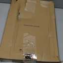 3 Pack Bamboo Serving Trays with Handles, Rectangular Kitchen Food Tray for Eating, Dinner Trays for Eating on Couch, Wood Serving Platter for Breakfast, Tea, Bar, Restaurant, Party or Bed (Beige)