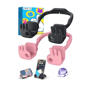 Valentines Day Gifts for Teens Girls Kids Women: 2 Pack Funny Gifts Cell Phone Holder 3D OK Hand Phone Stand for Desk Gift for Teenage Adults Mom Daughter Wife Birthday Unique Gadgets Easter Gifts