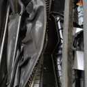 VEVOR Push Lawn Sweeper, 21inch Leaf & Grass Collector, Heavy Duty Thickened Steel Durable to Use with Large Capacity 3.5 cu. ft. Mesh Collection Hopper Bag, 2 Spinning Brushes