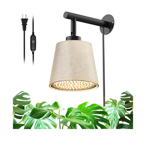 Bstrip Hanging Grow Lights for Indoor Plants, 25W Full Spectrum, 4H/9H/14H Timer, 3000K Wall-Mounted Decorative Plant Light with 9.8FT Power Cord, Ideal for Tall Plants, Flowers and Potted Trees