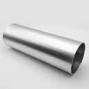 AC PERFORMANCE 4" (102mm) OD Straight Aluminum Intercooler Pipe Air Intake Tube, Brushed Finish