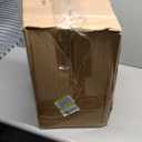 8 Inch LED Round Flat Panel Light, Black, 32W, 3200lm, 3000K/4000K/5000K CCT Selectable, 120°Beam Angle, Dimmable Edge-Lit Flush Mount Ceiling Light Fixture - ETL Listed