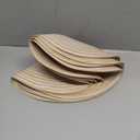 SHACOS Round Braided Placemats Set of 4 Round Table Mats for Dining Tables 15 inch Washable Kitchen Table Place Mats Indoor (Beige, 4)