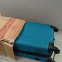 Travelers Club Chicago Hardside Expandable Spinner Luggage, Teal, 22" Carry-On