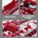 LANPULUX Christmas Sweater for Women Crewneck Adorable Ugly Christmas Sweater Family Matching Outfits Loose Pullover Knitwear (Small)