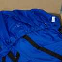 1200D Waterproof Boat Cover - Fits 16' to 18.5' ft Bass, V-Hull, Tri-Hull, Fish & Ski, Runabout Bowrider Boats - Heavy Duty Canvas Blue