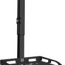 2-Be-Best Universal Projector Ceiling Mount with Tray, 13IN-21.6IN / 33CM-55CM Height Adjustable Projector Shelf Tray Mount for Ceiling Upgraded Black