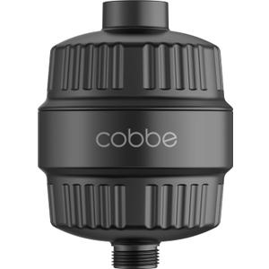 Cobbe HD HEAVY DUTY High Output Shower Filter  99% REMOVAL Shower Head Filter for Hard Water, Heavy Metals, Chlorine and Harmful Substance, Improve your skin and hair - Black (Black)
