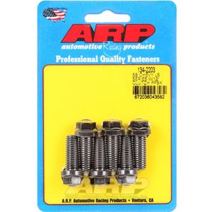 ARP Pressure Plate Bolt Kit, Hex Head, Chromoly, Black Oxide, 12 in Clutch, GM LS-Series, Kit