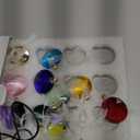 Worgree 16 Pcs AB Color Hanging Crystal Glass Christmas Balls Ornaments for Christmas Tree Decorations Set Thanksgiving Xmas Wedding Party Gifts Indoor Home Decor