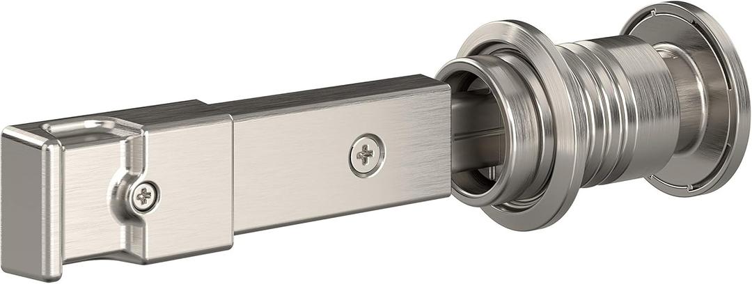 National Hardware N700-151 Barn Door Lock, 5" x 1-1/4" x 3/4", Satin Nickel
