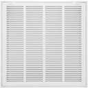 23"W x 23"H [Duct Opening Size] Steel Return Air Filter Grille - Removable Face/Door for 1 inch Filters -HVAC Vent Cover Grill - White