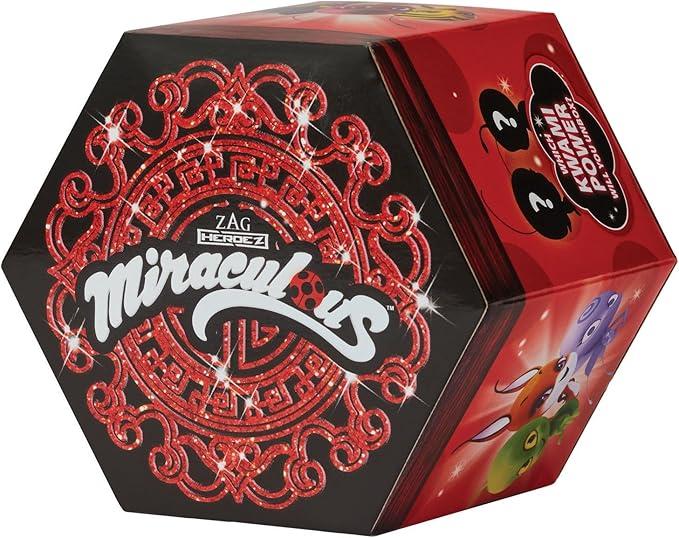 Zag Heroez Miraculous Miraculous 50500 Kwami Surprise Miracle Box Zag Heroez Blind Box - One of 6 - Wayzz, Tikki, Trixx, Plagg, Pollen, or Nooroo (Single Pack) and Mash'Ems 52162 Spidey and his Amazing Friends-Styles Vary, Licensed Squishies, Disney Spiderman, Mystery Collectables, Toys for Kids Aged 4+, (2 pack)