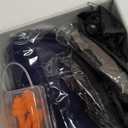 Sunany Travel Pillow, Inflatable Neck Pillow Used for Airplanes/Cars/Buses/Trains/Office Napping with Eye Mask/Earplugs (Blue) (Medium)