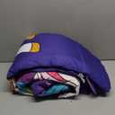 JQinHome Unicorn Twin Bedding Sets for Girls Kids,6 Piece Bed in A Bag 3D Purple Rainbow Theme Unicorn Comforter Set with Sheet Set(Rainbow)