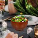 Hemoton Wooden Salad Bowl 5.1 Inch Small Wood Bowl for Food Serving Fruit Tray and Mixing Kitchen Tableware