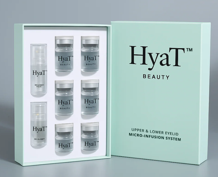 Hyat Eyelid Lift Serum - Upper & Lower Eyelid Micro In-fusion System with Retinol & Hyaluronic Acid for Firmer, Smoother Looking Eyes (Medium) Exp: 11-24-28