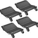 GarveeTech Car Dolly Set of 4, Heavy Duty Wheel Dollies 7000 LBS Capacity