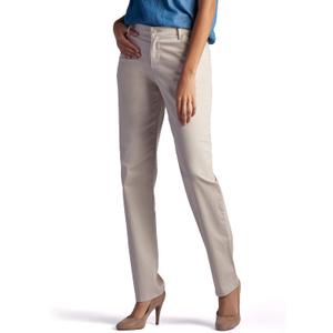 Lee Women's Relaxed Fit All Day Straight Leg Pant Parchment 12 US
