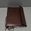 AIOR Scrapbook Photo Album 60 Pages Memory Book Leather Scrap Book DIY Guest Photo Book Wedding Travel Memory Album for Graduation Birthday Gifts (Moon Fema)