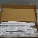 Putros 6FTx2.6FT White Metal Wedding Arch Balloon Backdrop Stand Arched Frame for Ceremony Birthday Party Anniversary Bridal Graduation Decoration (6x2.6FT(HxW))