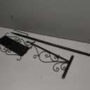 Metal Address Plaque for Outside, House Numbers for Outside, Street House Numbers for Outside, Address Sign for Houses, Double-Sided Address Sign for House Home Street Garden Yard (44" Pole)