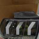 WKK LED Tail Lights Black Brake Lamps Plastic Right Left Rear FO2818109 BAP11494 FO2819109 HLTLF9FMBSBL