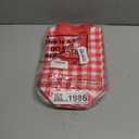 Supervitae 24 Pack Gingham Gift Bags Medium Red and White Theme Party Decoration Supplies Reusable Non Woven Totes for Checkered Dinner Baby Shower Wedding Party Favor(9.8" x 7.9" x 3.9")