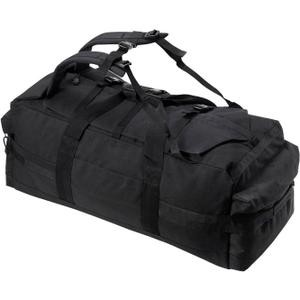 Military Duffle Bag Large Size, Waterproof Tactical Deployment Bag for Men, Travel Duffel Bags with Backpack Straps