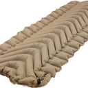 KLYMIT Static V Lightweight Inflatable Sleeping Pad | Comfortable, Lightweight, Easy to Inflate Portable Air Bed Mattress for Camping, Backpacking and Hiking