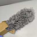 Cobweb Duster with Extension Pole, Spider Web Brush & Ceiling Cleaning Kit, 100" Microfiber Feather Duster Cleaner with Washable Head for Ceiling Fan, Furniture, Home