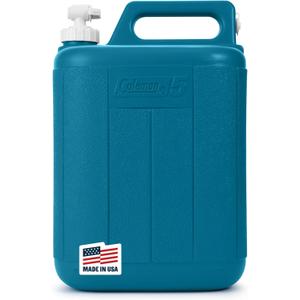 Coleman Chiller 5-Gallon Water Container with Spigot & Carry Handle Heavy-Duty Water Jug & Carrier for Camping Tailgating Parties Emergencies & More