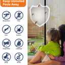 Magnetic Screen Door, Fit Door Size 48 x 80 Inches, Screen Doors with Magnets, Pet & Kid FriendlyWorks with Front Doors, Sliding Doors Black