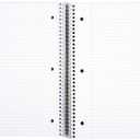 Mintra Office Durable Spiral Notebooks, 5 Subject (Chili Oil, College Ruled 1pk)