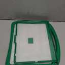 Bam Bino Space Suit Kids Case for iPad Pro 12.9" 3rd/4th/5th/6th Generation (2018-2022) Models [Not for iPad Pro 12.9 1st/2nd Gen] Screen Guard, Handle, Shoulder Strap, Pencil Holder (Mint Green)