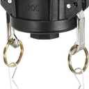 PATIKIL IBC Tote Adapter 2" Cam Lock to 3/4" Female Thread, 275-330 Gallon Drain Adapter Fitting for Tank Garden Watering Hose