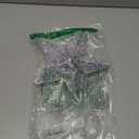 Nuanchu Christmas Star Tree Topper 10.4 x 9.4 Inch Large 3D Glitter Topper Ornament Metal Hollowed with 20 LED Lights Vintage Xmas Reflector Treetop New Year Holiday Indoor Decor(Silver White)