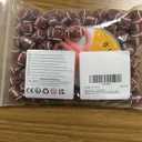 2 x AIEX 100pcs American Football Beads for Jewelry Making, 18mm Acrylic Beads Sport Pony Beads with Crystal Elastic Rope and Scissors for DIY Necklace Earring Bracelets Making Party