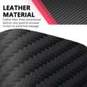 4PCS Car Door Sill Protector,Carbon Fiber Door Sill Protectors for Car Decorations & Scratch Protection,Universal Self-Adhesive Automotive Doors Entry Guard Cars Accessories