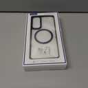 for Samsung Galaxy A16 5G Case, [Transparent & Holster Series] Belt Clip Full Body Shockproof Protective Cell Phone Cover with 2 Pack Tempered Glass Screen Protector (Blue/Clear)