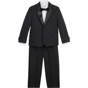 Nautica Boys' 4-piece Tuxedo Set with Dress Shirt, Bow Tie, Jacket, and Pants, 2T