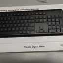 Wireless Keyboard and Mouse Combo, Full Size Silent Ergonomic Keyboard and Mouse, Long Battery Life, Optical Mouse, 2.4G Lag-Free Cordless Mice Keyboard for Computer, Mac, Laptop, PC, Windows
