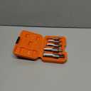 5-Piece NPT Pipe Tap Set, 1/8", 1/4", 3/8", 1/2", 3/4"  NPT Tap Set Carbon Steel Hand Threading Plumbing Tap Set for Accurate Threads, Assorted Plumbers Mechanics DIY Thread cutting tools